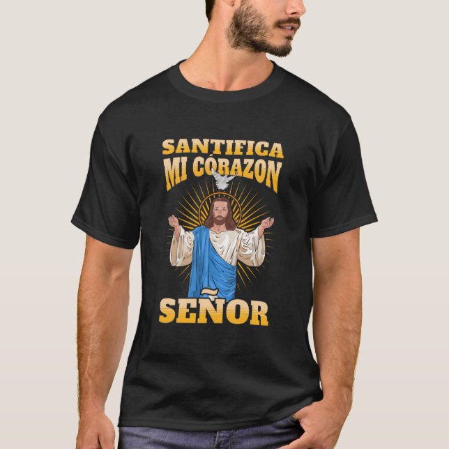 Camiseta Santifica Mi Corazã“N Seã‘Or (Anverso)