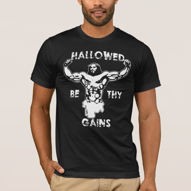 Camiseta Santificado sea Thy aumentos (Anverso)