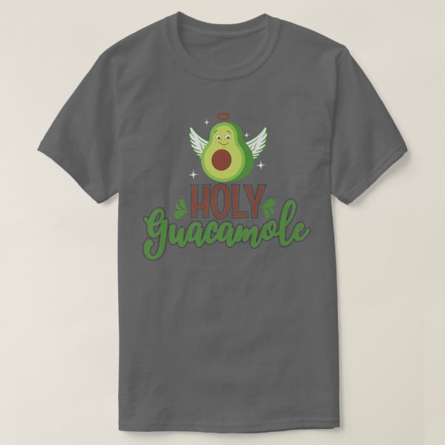 Camiseta Santísima Guacamole Funny Aguacate Fruto Mujeres (Diseño del anverso)