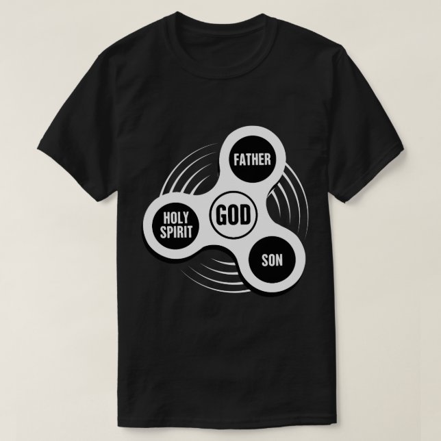 Camiseta Santísima Trinidad Christian Fidget Spinner (Diseño del anverso)