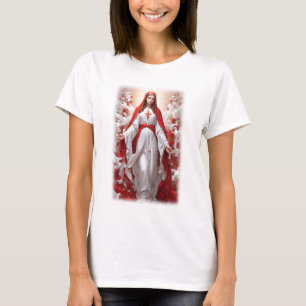 Camiseta Santísima Virgen María Cristiana Católica