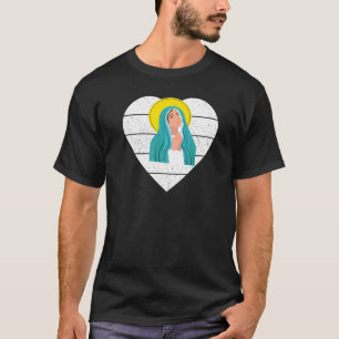 Camiseta Santísima Virgen María Santa Rosaria Devout Católi