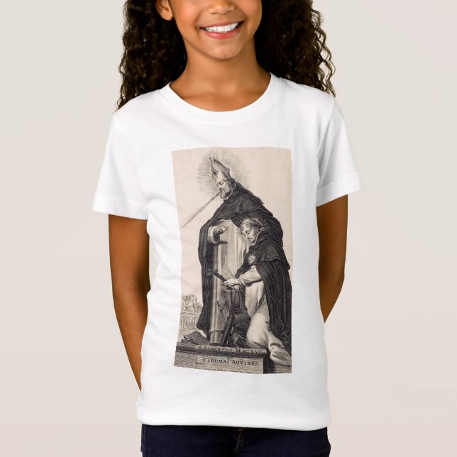 Camiseta Santo Alberto del Grande y santo Thomas Aquinas (Anverso)