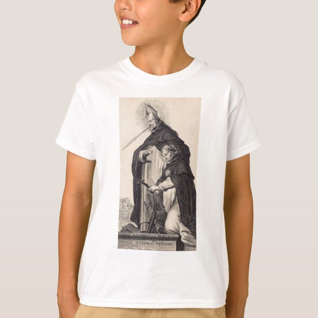 Camiseta Santo Alberto del Grande y santo Thomas Aquinas (Anverso)