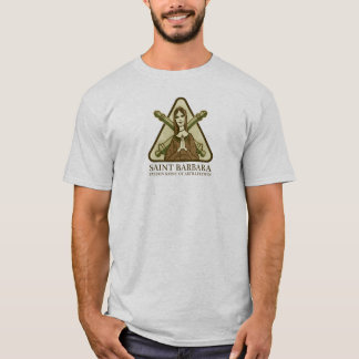 Camiseta Santo Barbara, santo patrón de artilleros
