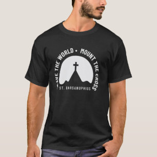 Camiseta Santo Barsanufio Santo Católico Desierto Oriental