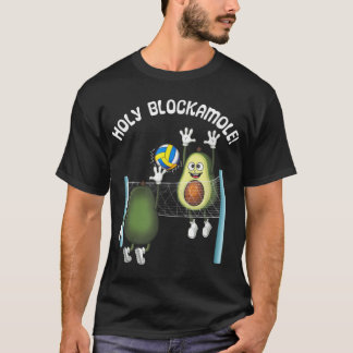 Camiseta ¡Santo Blockamole! Volleyba de bloqueador de jugad