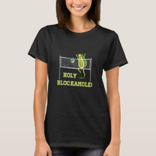 Camiseta Santo Blockamole Volleyball Cubre Funny Aguacate M