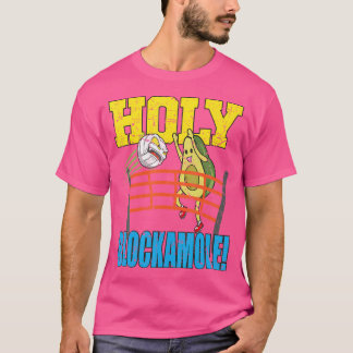 Camiseta Santo Bloqueamole Divertido Lindo Voleibol Bloquea