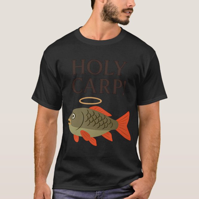 Camiseta ¡Santo carpa! (Anverso)
