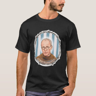 Camiseta Santo católico St Maximilian Kolbe Dos Coronas Po