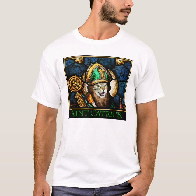 Camiseta Santo CATrick (Anverso)