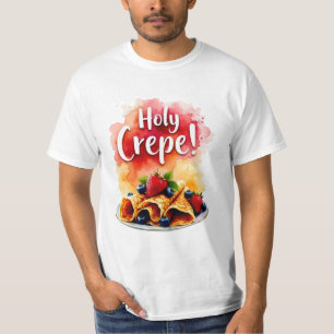Camiseta ¡Santo Crepe! - Funny Diseño de Impresión de Berry