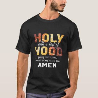 Camiseta Santo Cristiano Con Un Toque De Calle Reza Conmigo