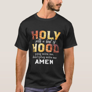 Camiseta Santo Cristiano Con Un Toque De Oreja De Capucha C