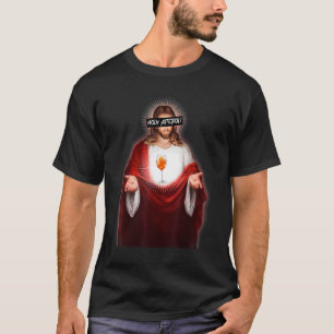 Camiseta Santo Dios Aperoli sosteniendo un vaso de vino