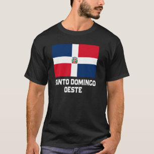 Camiseta Santo Domingo Oeste República Dominicana Emblema E
