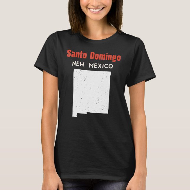 Camiseta Santo Domingo Pueblo EE.UU. EE.UU. viaje nuevo (Anverso)