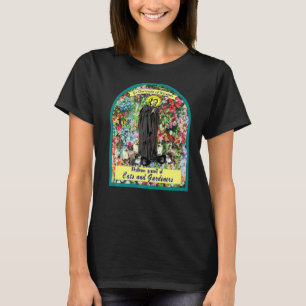 Camiseta Santo Gertrude Patrono de Gatos Grandes Nivelles 2