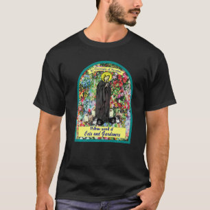 Camiseta Santo Gertrude Patrono de Gatos Grandes Nivelles 2