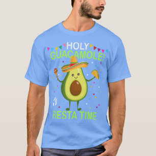 Camiseta Santo guacamole avocado vegarian vegetariano cinco