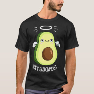 Camiseta Santo Guacamole Funny Goody Aguacado Pun Dark BG 2