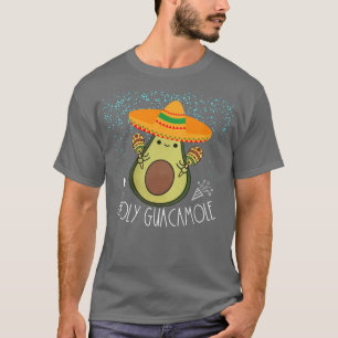 Camiseta Santo Guacamole Pun Meican Fiesta Aguacate Ensalad
