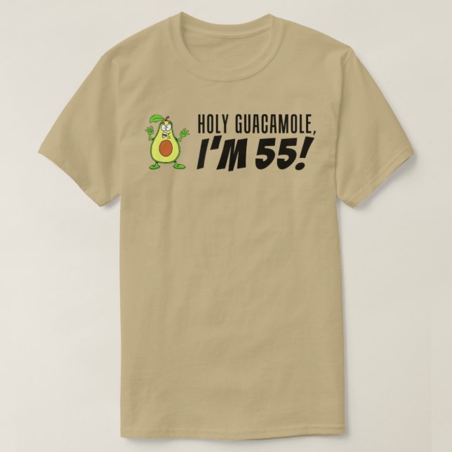 Camiseta Santo Guacamole Soy 55 Personalizado Aguacate Vegg (Diseño del anverso)