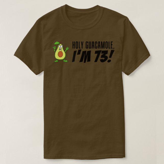 Camiseta Santo Guacamole Soy 73 Personalizado Aguacate Vegg (Diseño del anverso)