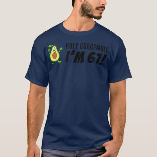 Camiseta Santo Guacamole Tengo 61 Personalizado Aguacate Ve