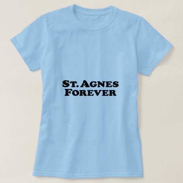 Camiseta Santo Inés para siempre - básica (Diseño del anverso)