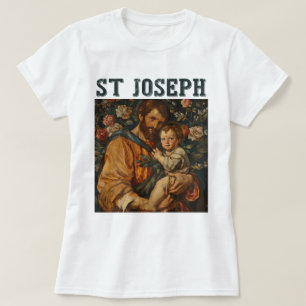 Camiseta Santo José y Jesús del Niño