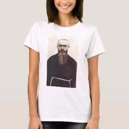 Camiseta Santo Maximiliano Kolbe sacerdote católico polaco