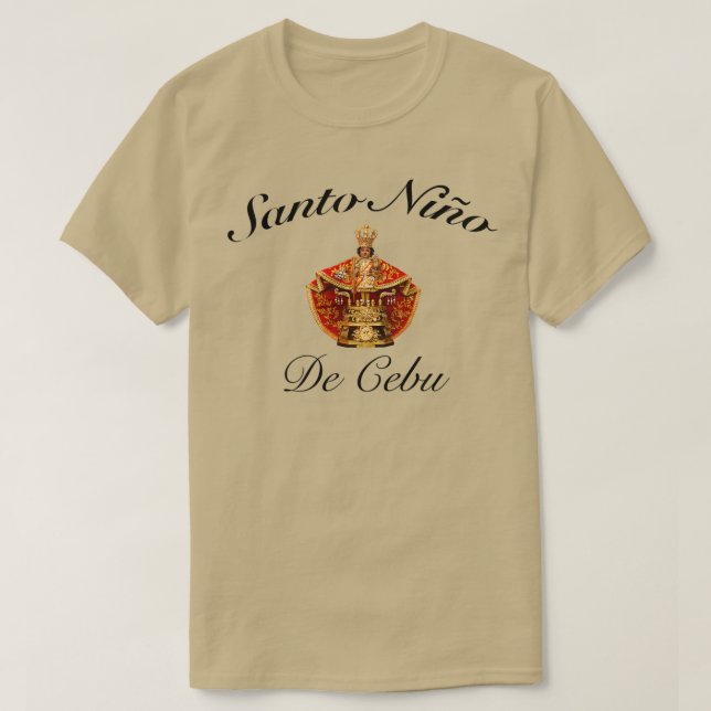 Camiseta Santo nino de Cebu viva pit senor Long (Diseño del anverso)