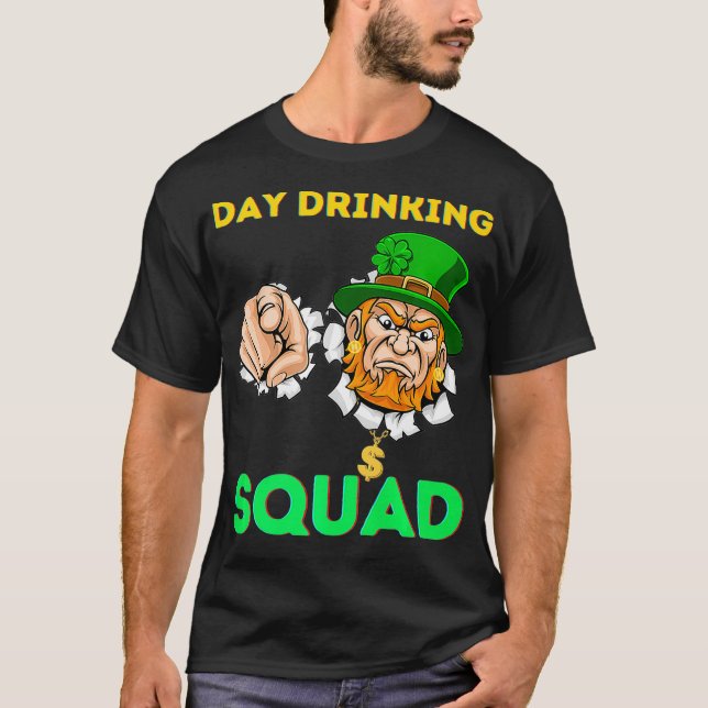 Camiseta Santo Patrocinio Día de beber cerveza Graciosa pap (Anverso)