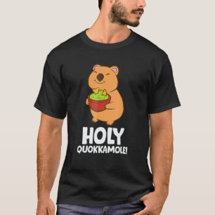 Camiseta Santo Quokkamole Aguacate Quokka Vegano Guacamole