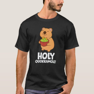 Camiseta Santo Quokkamole Aguacate Quokka Vegano Guacamole