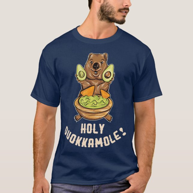 Camiseta Santo Quokkamole Quokka Aguacamole (Anverso)