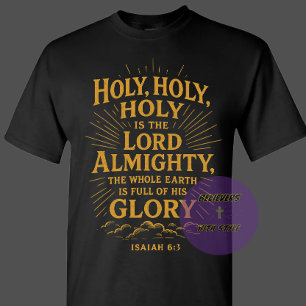 Camiseta Santo Santo Santo es el Señor Todopoderoso - Crist