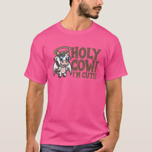 Camiseta Santo Susurrador de Vaca Animal Lindo Para Hombres