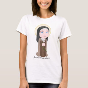 Camiseta Santo Teresa del católico lindo de Lisieux