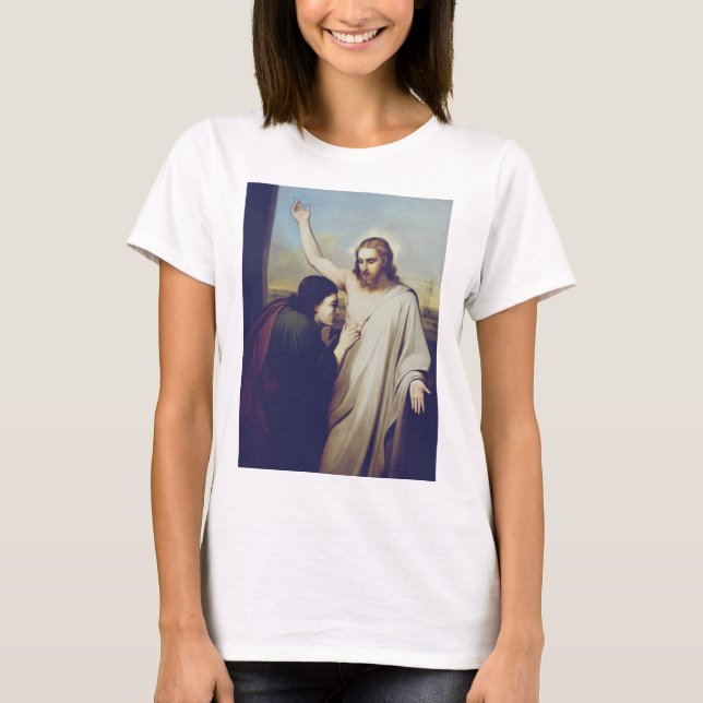 Camiseta Santo Tomás dudando por Silvestro Lega (Anverso)