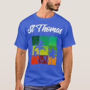 Camiseta Santo Tomás, recuerdo de vacaciones con palmeras