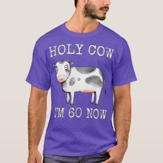 Camiseta Santo Vaca, 60 años, ahora es gracioso 60 años, se