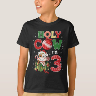 Camiseta Santo Vaca, soy el niño de cumpleaños 3.ª crianza 