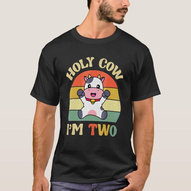 Camiseta Santo Vaca Soy el tema de los animales de granja v (Anverso)