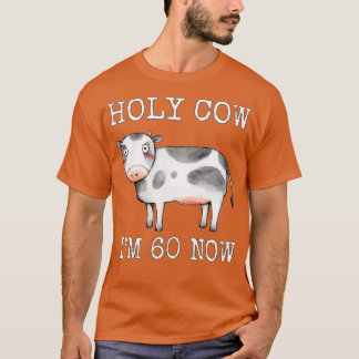 Camiseta Santo Vaca Tengo 60 años y ahora es gracioso 60 añ