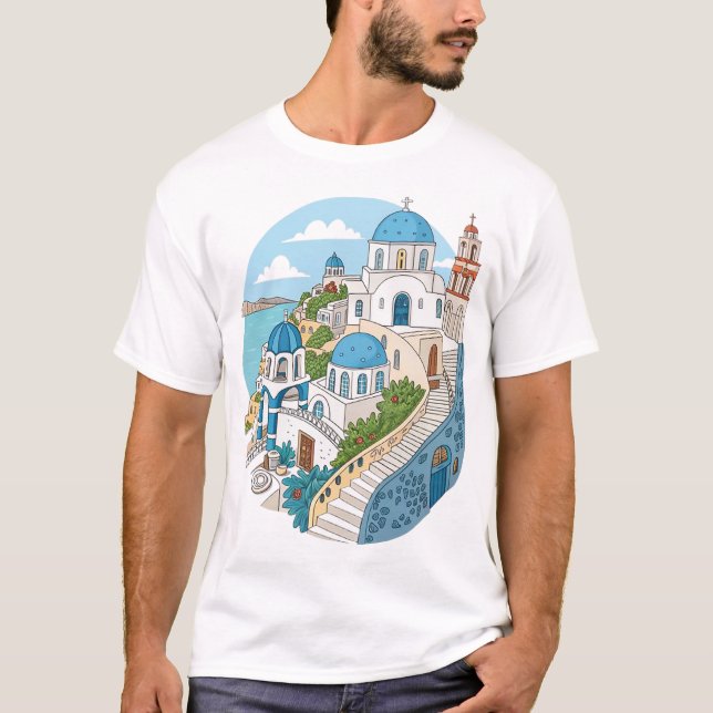 CAMISETA SANTORINI (Anverso)