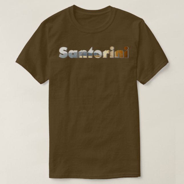 Camiseta Santorini (Diseño del anverso)