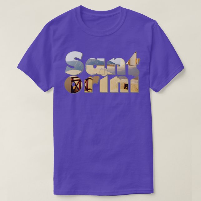 Camiseta Santorini 1 (Diseño del anverso)
